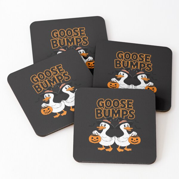 Item preview, Goose Bumps Halloween Goose Ghost Pumpkin Goose Fist Bump designed and sold by CraftyCuttable.