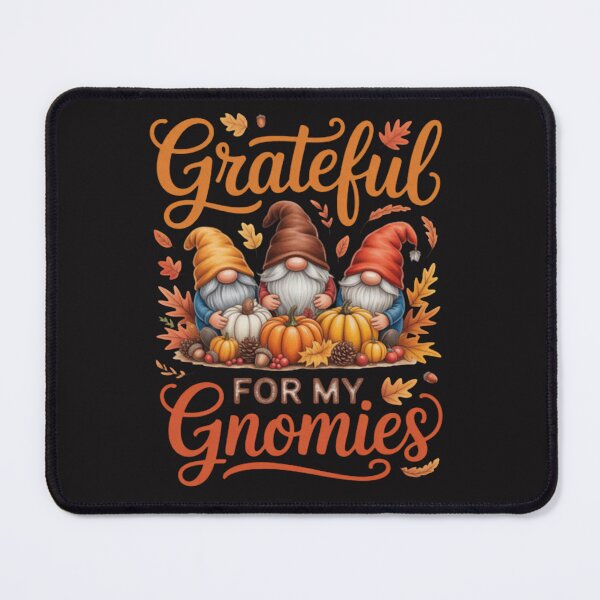 Item preview, Grateful For My Gnomies Fall Autumn Thanksgiving Gnomes designed and sold by CraftyCuttable.