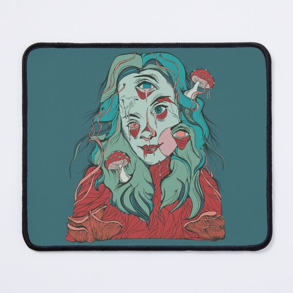 Item preview, abandoning caskets of quiet desperation- cottagecore portrait designed and sold by crestfallenmermaid.