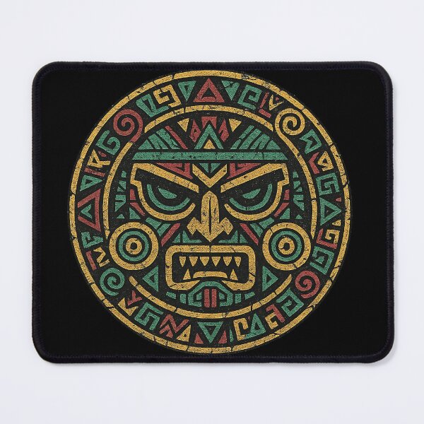 Item preview, Mayan Tribal Mask Ancient Sun Stone designed and sold by AncientVibes.