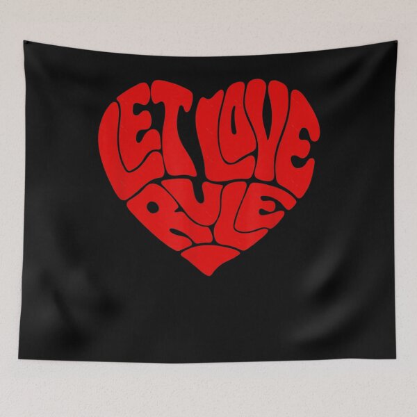 Item preview, Lenny Kravitz – Red Heart Let Love Rule designed and sold by MADISRAPPA.