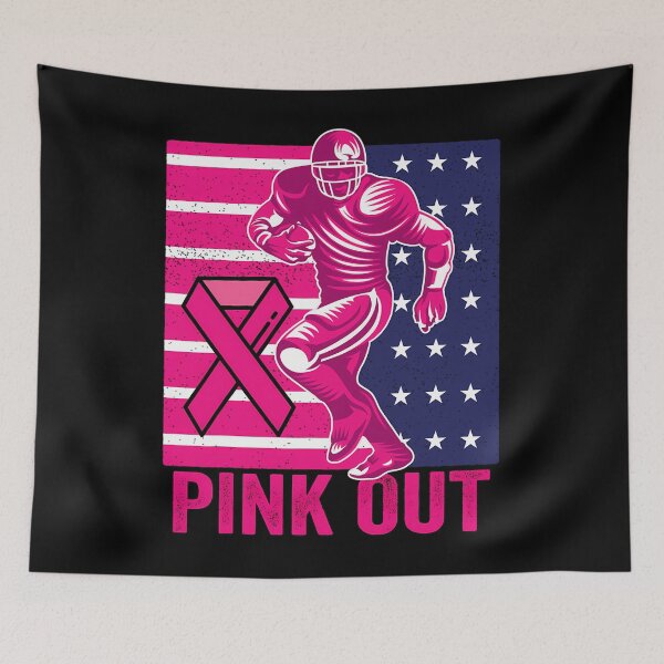 Item preview, Pink Out Breast Cancer Awareness Football Breast Cancer 		 designed and sold by lvpflwagkj56.