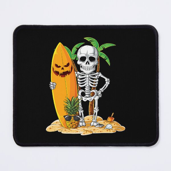Item preview, Skeleton Surfing Halloween Hawaii Hawaiian Surfer designed and sold by buupxrcp2.