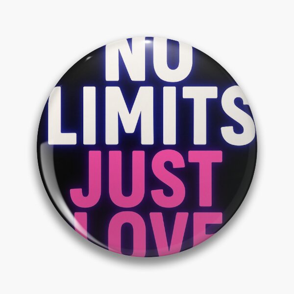 Item preview, No Limits Just Love – Bold Motivational Romantic Quote T-Shirt designed and sold by LoaiArt.