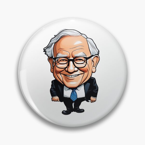 Item preview, Investor’s Pop Lab – Legendary Investor Caricature Sticker designed and sold by JaaGo PopLab.
