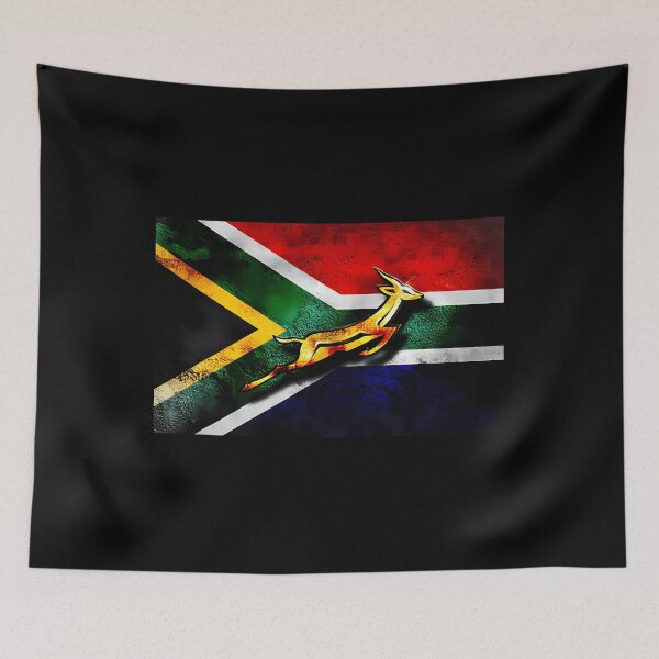 Item preview, Springbok Bokke South African Flag Vintage Rug	 designed and sold by zqqeptsj11.