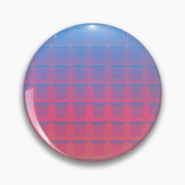 Aperçu de l'œuvre 3D Square Sunset Pattern créée et vendue par Onisym Design.