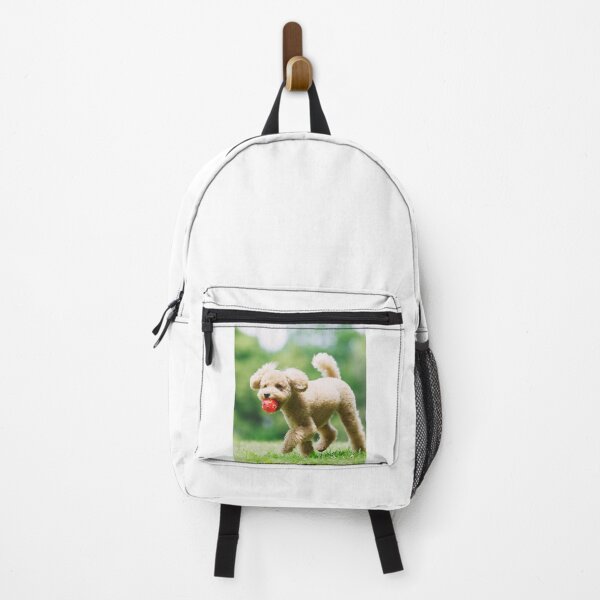 Item preview, Poodle Dog Playing with Pink Ball designed and sold by VanGaldo.