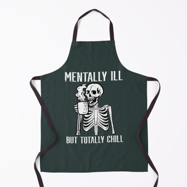 Item preview, tally Ill But Totally Chill Skeleton Halloween designed and sold by kmgkbodsksb98.