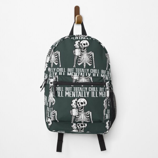 Item preview, tally Ill But Totally Chill Skeleton Halloween designed and sold by kmgkbodsksb98.