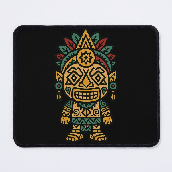 Item preview, Mayan Tribal Warrior Cartoon Character Ancient designed and sold by AncientVibes.