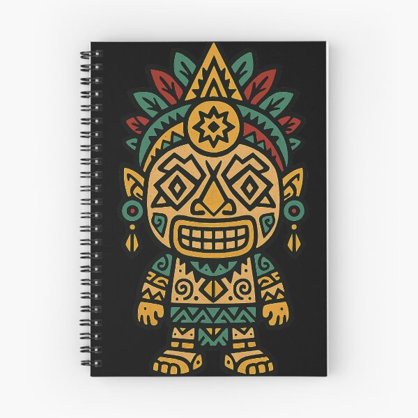 Item preview, Mayan Tribal Warrior Cartoon Character Ancient designed and sold by AncientVibes.