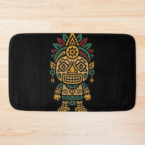 Item preview, Mayan Tribal Warrior Cartoon Character Ancient designed and sold by AncientVibes.
