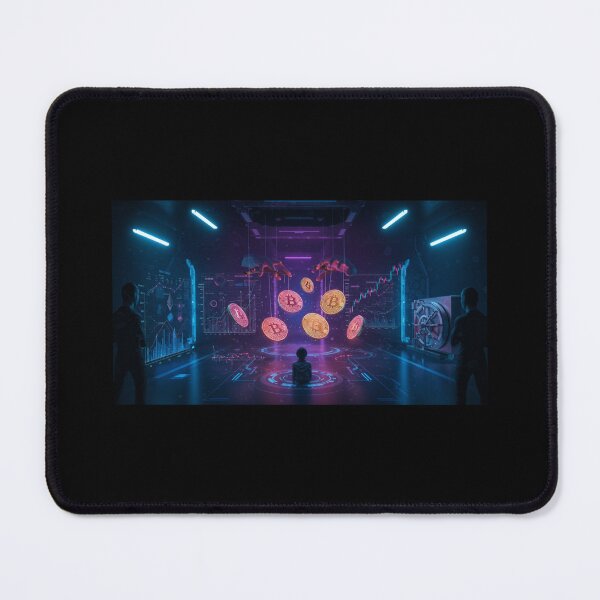Item preview, cryptocurrency exchange through the lens of artificial intelligence designed and sold by chipmuckdesignn.