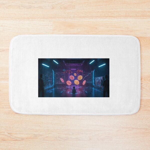 Item preview, cryptocurrency exchange through the lens of artificial intelligence  designed and sold by chipmuckdesignn.