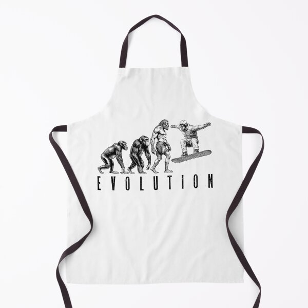 Item preview, Snowboarder Snowboarding Evolution Funny Man Ape Neanderthal designed and sold by GrandeDuc.