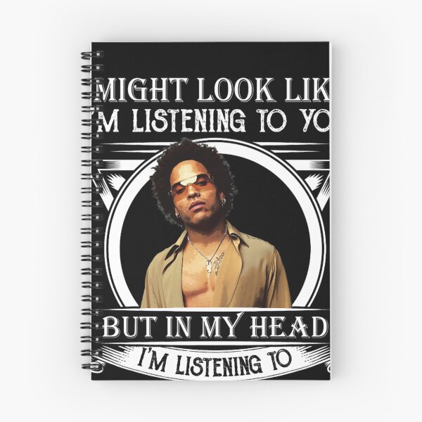 Item preview, I May Look Like I'm Listening To Lenny Kravitz  designed and sold by MADISRAPPA.