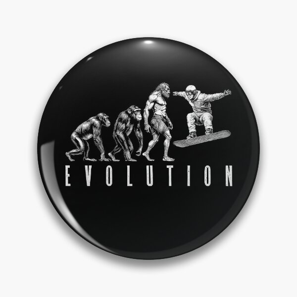 Item preview, Snowboarder Snowboarding Evolution Funny Man Ape Neanderthal designed and sold by GrandeDuc.