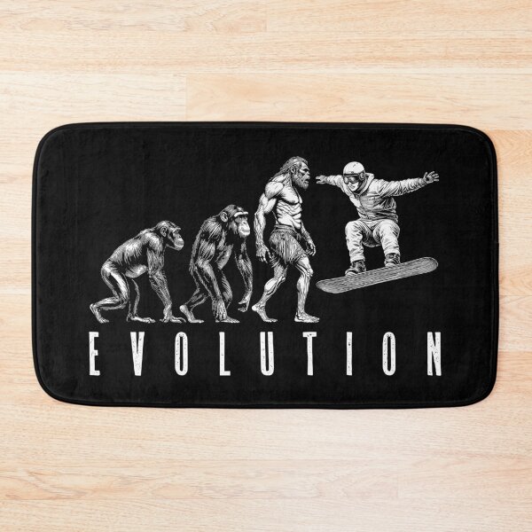 Item preview, Snowboarder Snowboarding Evolution Funny Man Ape Neanderthal designed and sold by GrandeDuc.