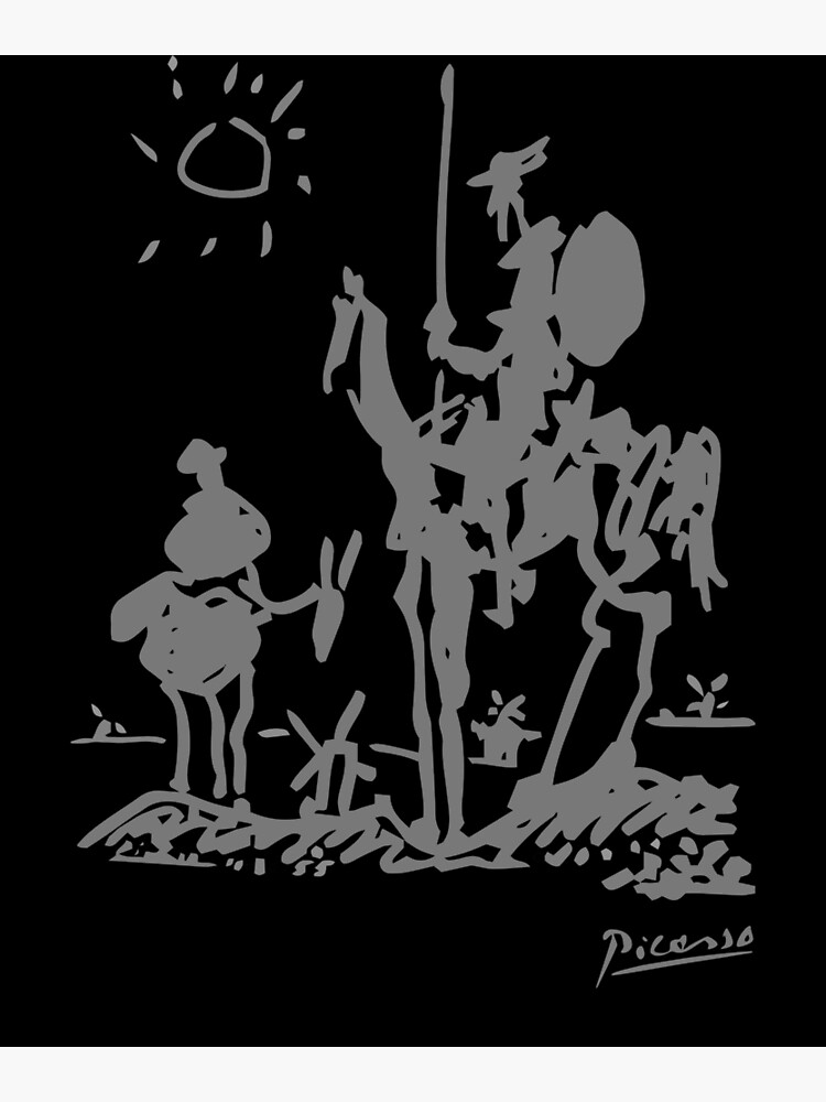 Pablo Picasso Don Quixote 1955 Artwork Shirt, Reproduction by clothorama