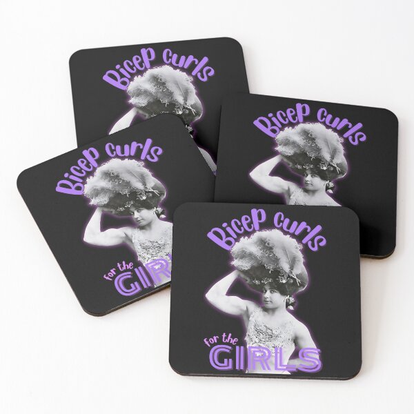 Item preview, Vintage Bicep Curls For The Girls  designed and sold by TeeKid.