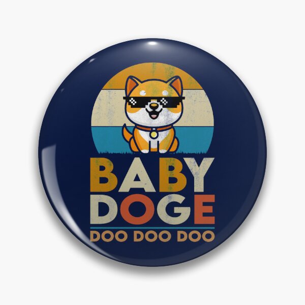 Item preview, Baby Doge Doo Doo Doo Crypto Cryptocurrency Shiba Doge Coin designed and sold by CalliopeDollfac.