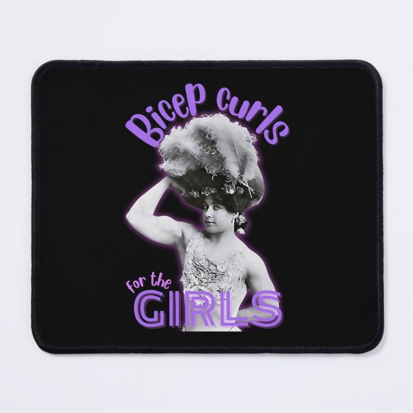 Item preview, Vintage Bicep Curls For The Girls designed and sold by TeeKid.