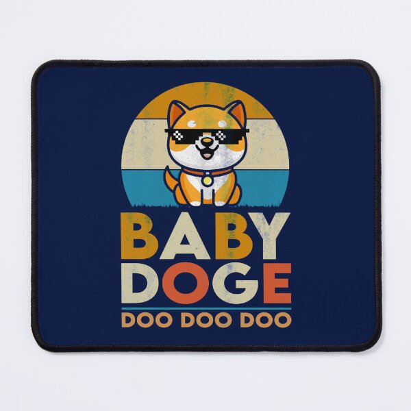 Item preview, Baby Doge Doo Doo Doo Crypto Cryptocurrency Shiba Doge Coin designed and sold by CalliopeDollfac.