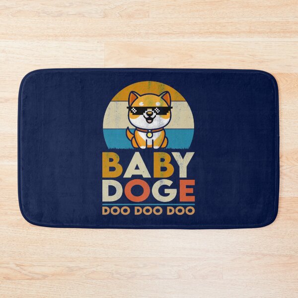 Item preview, Baby Doge Doo Doo Doo Crypto Cryptocurrency Shiba Doge Coin designed and sold by CalliopeDollfac.