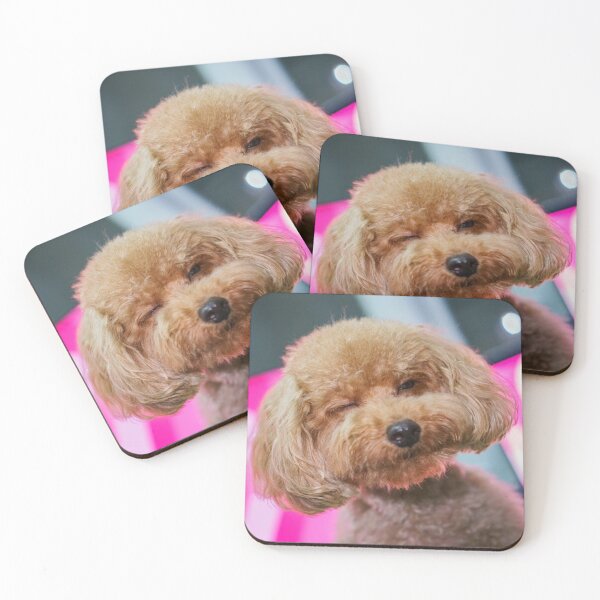 Item preview, Cute Poodle Dog Winking designed and sold by VanGaldo.