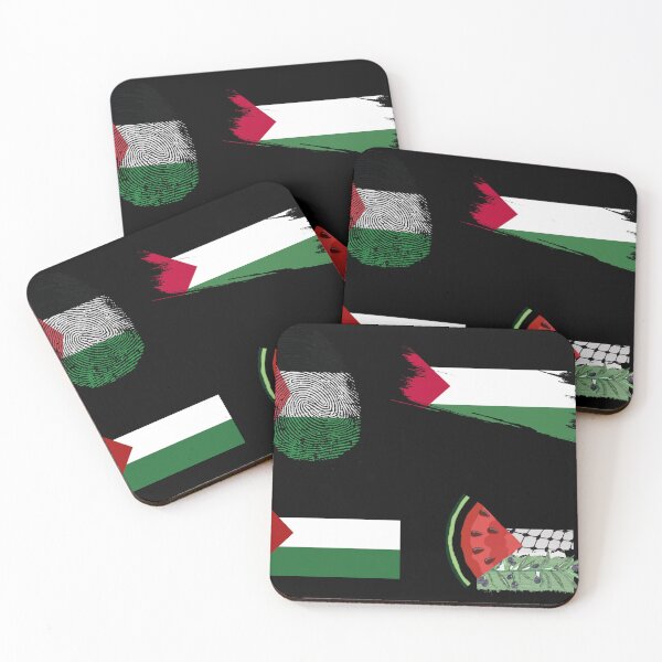 Item preview, Palestine Flag & Resistance Symbols Collection – Fingerprint, Brush Stroke Art  designed and sold by Jannielle.