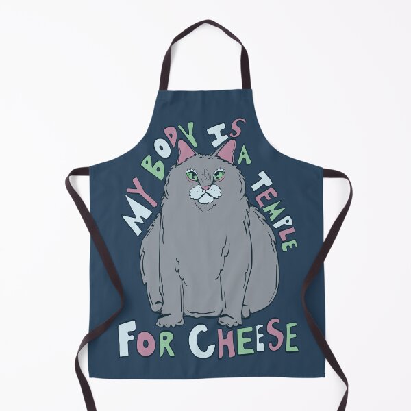 Item preview, my body is a temple for cheese 2 designed and sold by crestfallenmermaid.