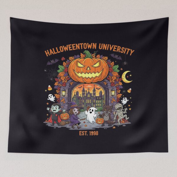 Item preview, Halloweentown University Est 1998 Spooky Vintage Logo designed and sold by MyWittyThings.