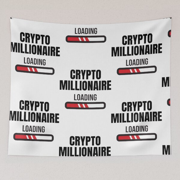 Item preview, Crypto Millionaire Loading, Cryptocurrency Future, Cryptocurrency gifts, Blockchain  T-Shir designed and sold by CalliopeDollfac.