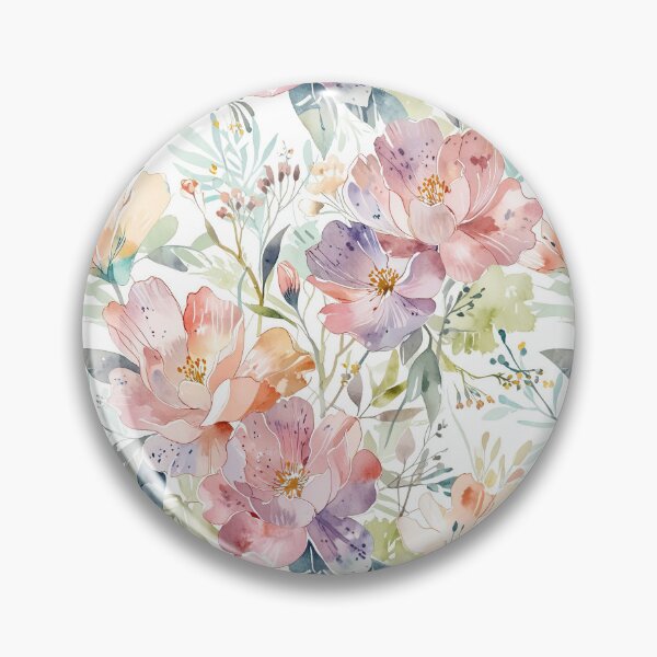 Artikelvorschau, Aquarell abstrakte Blumen entworfen und verkauft von CoolPixels.