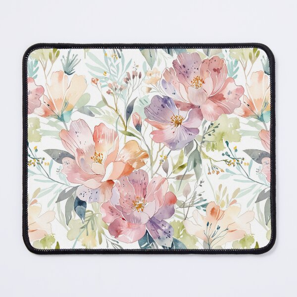 Artikelvorschau, Aquarell abstrakte Blumen entworfen und verkauft von CoolPixels.
