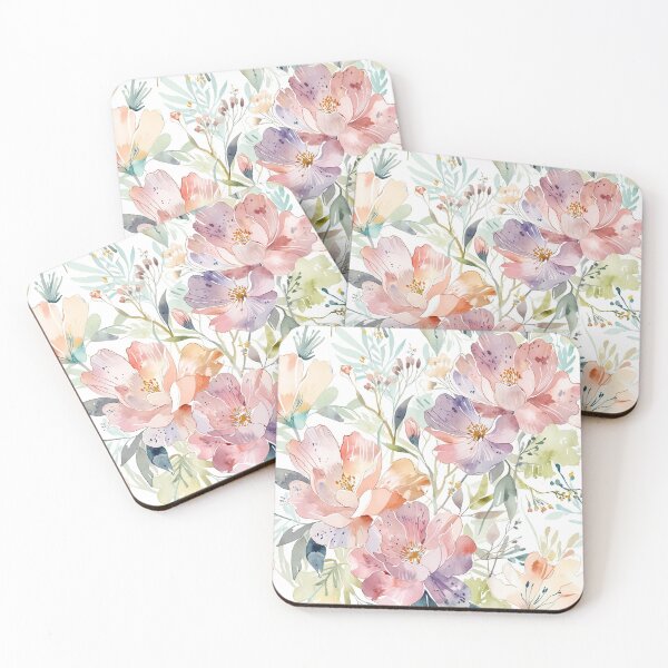 Item preview, Watercolor Abstract Flowers designed and sold by CoolPixels.