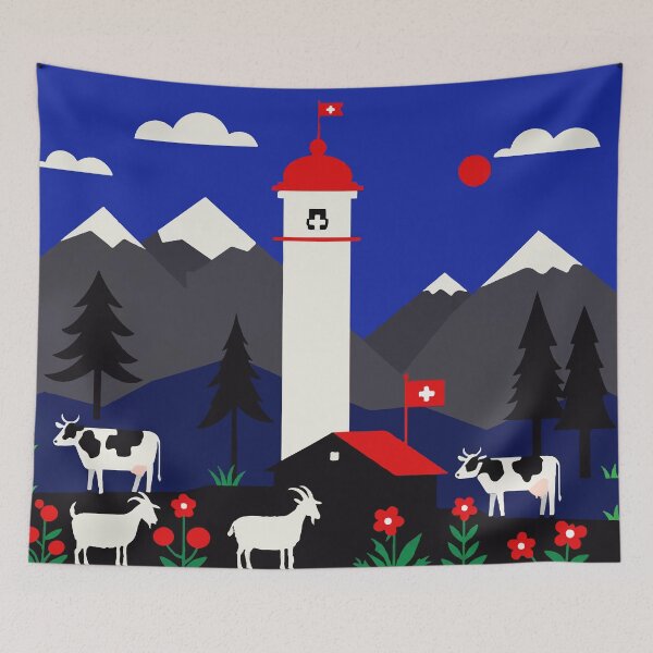 Item preview, Swiss landscape designed and sold by Design4uStudio.