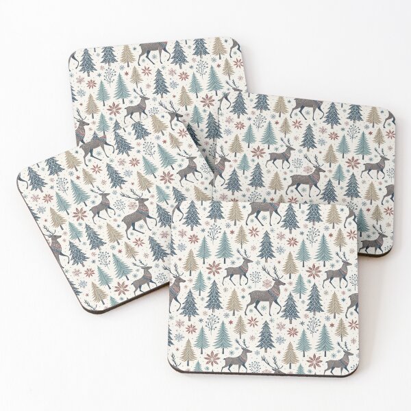 Item preview, Deer & Snowflakes designed and sold by Shuga-Design.