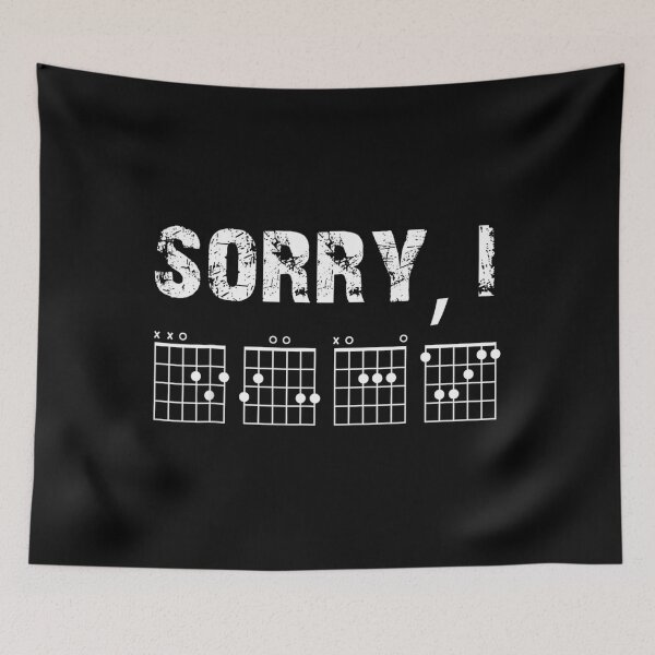 Item preview, Sorry I-DGAF Funny Hidden Message Guitar Chords For Lover 		 designed and sold by sfwtekwt44.