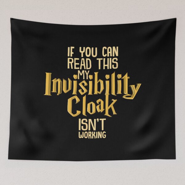 Item preview, Invisibility Cloak 	 Geek Book Movie Lover 	 Kids	 designed and sold by tisoiwbqo56.