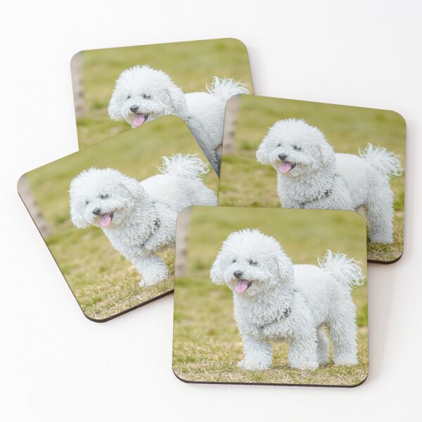 Item preview, White Poodle Dog Walking Around the Yard designed and sold by VanGaldo.