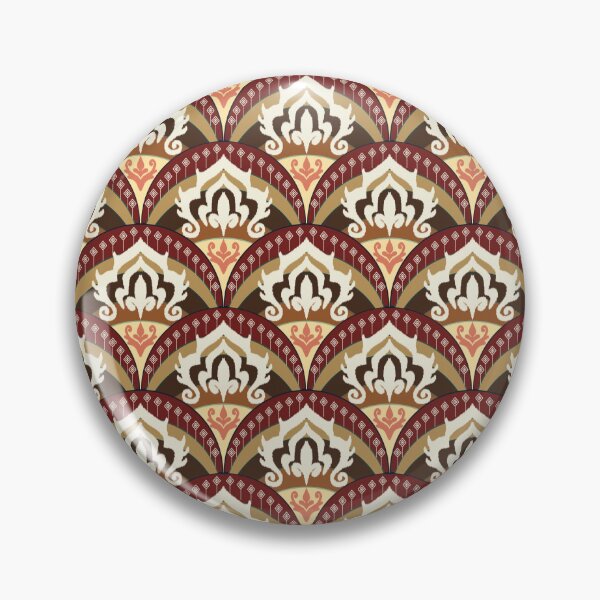 Item preview, Vintage seamless decorative ethnic motif pattern, retro ornamental textile background design for wallpaper and fashion designed and sold by Jukclassic.
