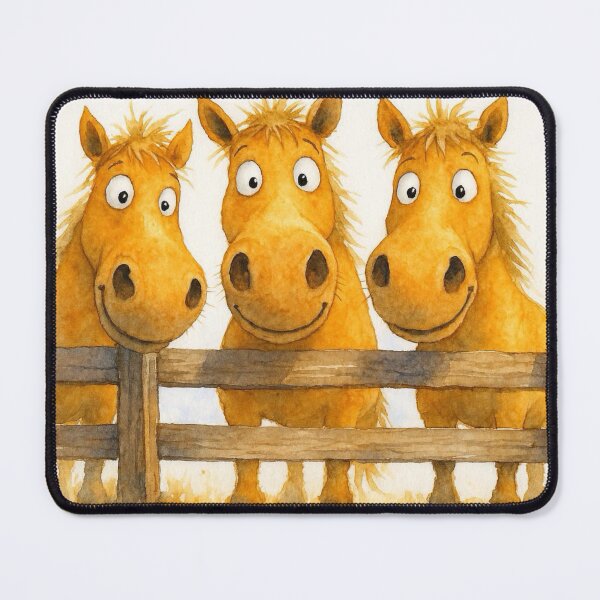Item preview, Cute Horses ' The Golden Nuggets ' Designs BY SHiRLeY MacARTHuR designed and sold by Shirley MacArthur Art.