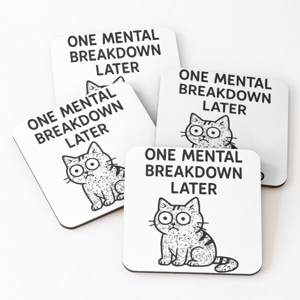 Item preview, Big-Eyed Cat: One Mental Breakdown Later designed and sold by ZorianArt.