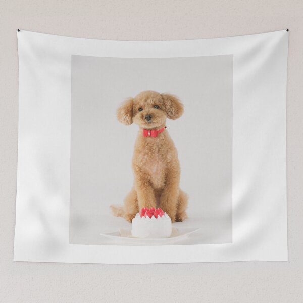 Item preview, Poodle Puppy Celebrating Birthday designed and sold by VanGaldo.
