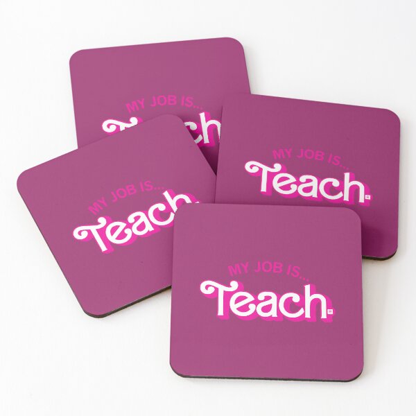 Item preview, My Job Is Teach Retro Pink Style Teaching School For Teacher 		 designed and sold by roqrqnqxdxa31.