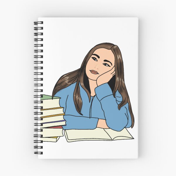 Item preview, Niña estudiando con libros designed and sold by bindusingla.