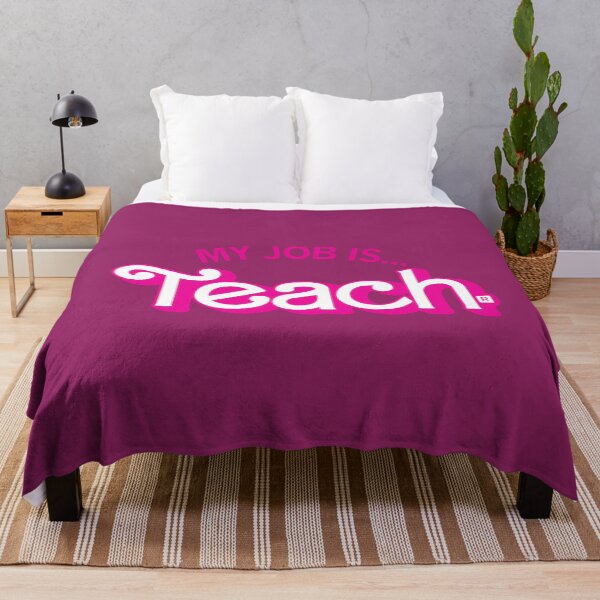 Item preview, My Job Is Teach Retro Pink Style Teaching School For Teacher 		 designed and sold by roqrqnqxdxa31.