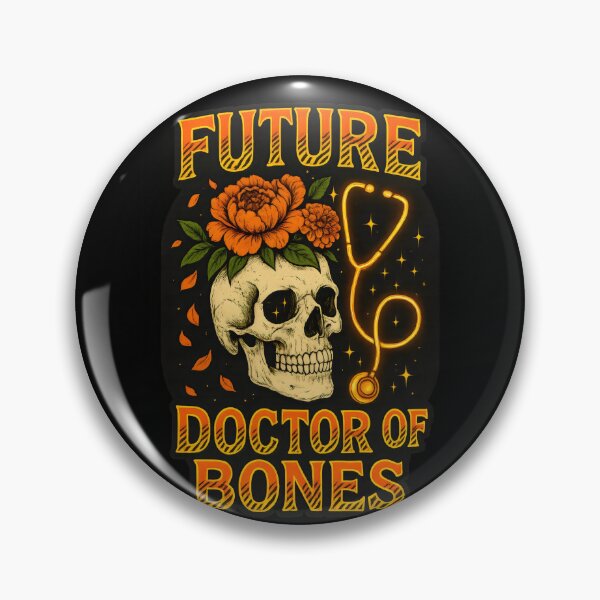 Item preview, Future Doctor of Bones – Halloween Medical School Pre-Med Student Floral Anatomy Design designed and sold by ClinicalHubs.